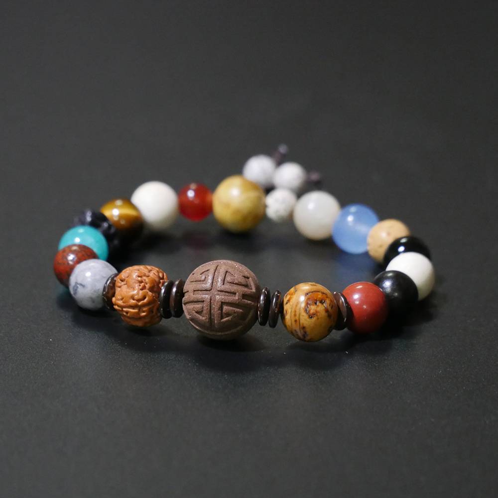 【沉瑜香】龍醒藥香圓滿十八子手串